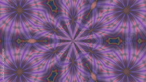 Abstract fantasy background with floral pattern.