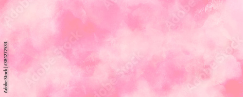 Abstract colorful pink Watercolor background, Illustration, texture for design © Anlomaja