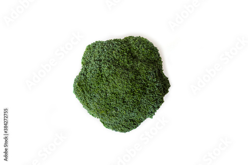 Whole Broccoli on white background