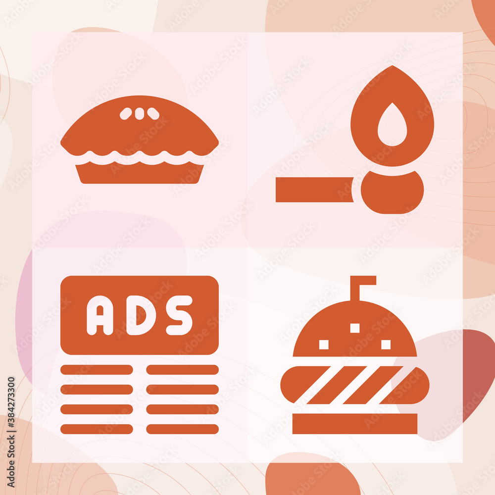 Simple set of wooden related filled icons Simple set of wooden related filled icons