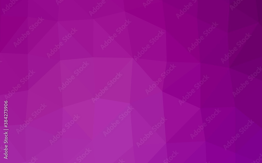 Obraz premium Light Purple vector polygon abstract layout.