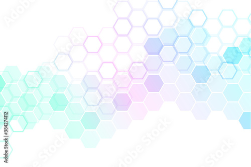 Vibrant polygonal background template.