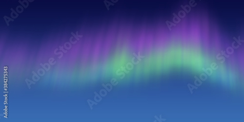 Polar lights, twilight sky. Northern landscapes. Vector illustration, EPS10