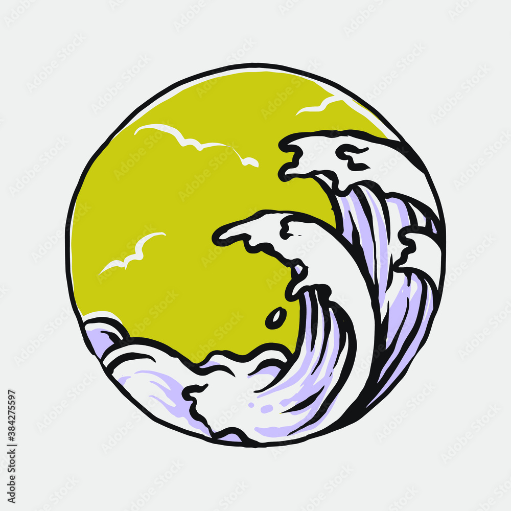 Wave retro Wave retro