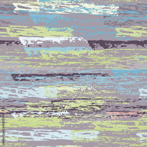 Hand Drawn Grunge Surface. Stripy Chalk Coal 