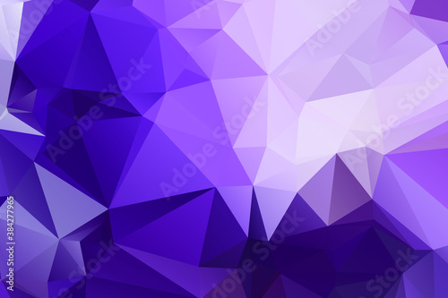 Abstract Purple Color Polygon Background Design, Abstract Geometric Origami Style With Gradient. Presentation,Website, Backdrop, Cover,Banner,Pattern Template