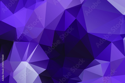 Abstract Purple Color Polygon Background Design, Abstract Geometric Origami Style With Gradient. Presentation,Website, Backdrop, Cover,Banner,Pattern Template