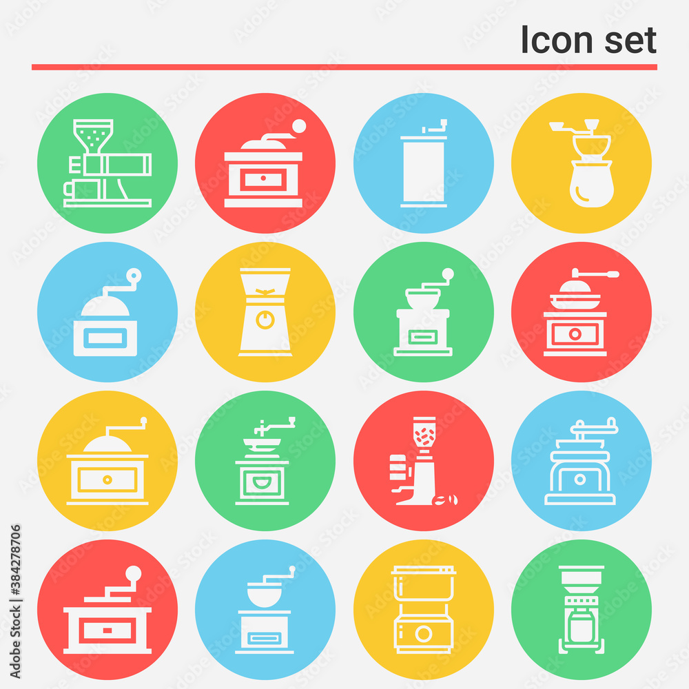 16 pack of immersed filled web icons set 16 pack of immersed filled web icons set