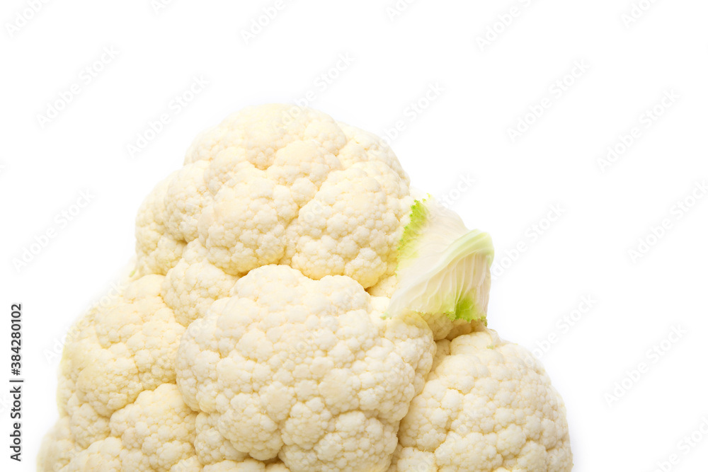 Cauliflower on white background Cauliflower on white background