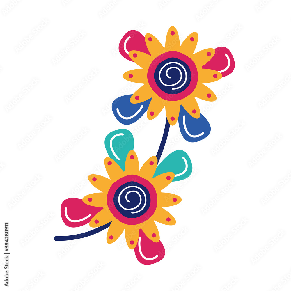 beautiful sunflowers garden flat style icon beautiful sunflowers garden flat style icon