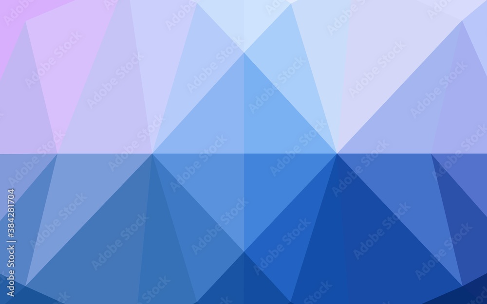Light Pink, Blue vector polygon abstract background. Light Pink, Blue vector polygon abstract background.
