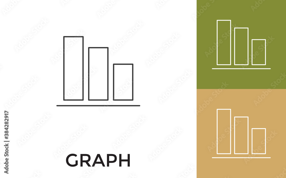 Editable Graph Thin Line Icon with Title. Useful For Mobile Application, Website, Software and Print Media. Editable Graph Thin Line Icon with Title. Useful For Mobile Application, Website, Software and Print Media.