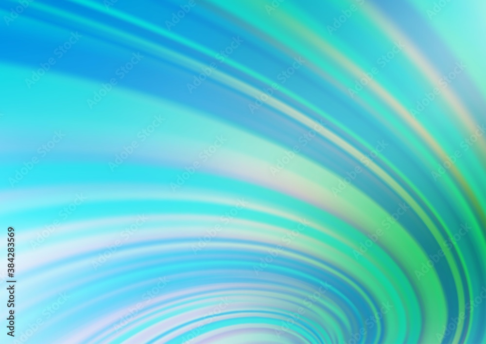 Light Blue, Green vector abstract blurred template.
