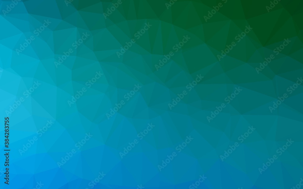 Light Blue, Green vector abstract mosaic pattern. Light Blue, Green vector abstract mosaic pattern.