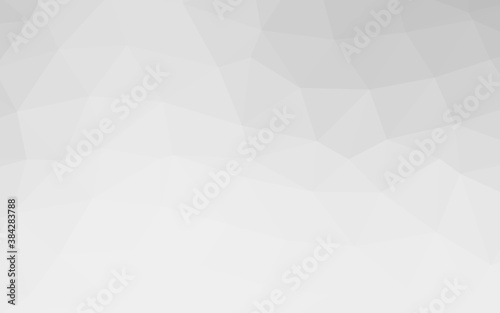 Light Silver, Gray vector low poly texture.