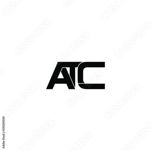 Free Download atc letter original monogram logo design - GFXLoad