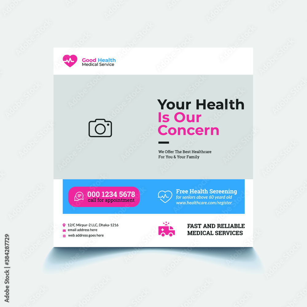 Medical Healthcare Social Media Banner Medical Healthcare Social Media Banner