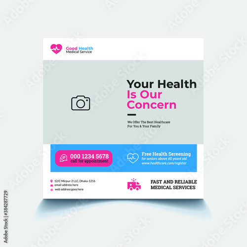 Medical Healthcare Social Media Banner