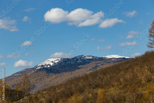 beautiful mountain landscape in autumn