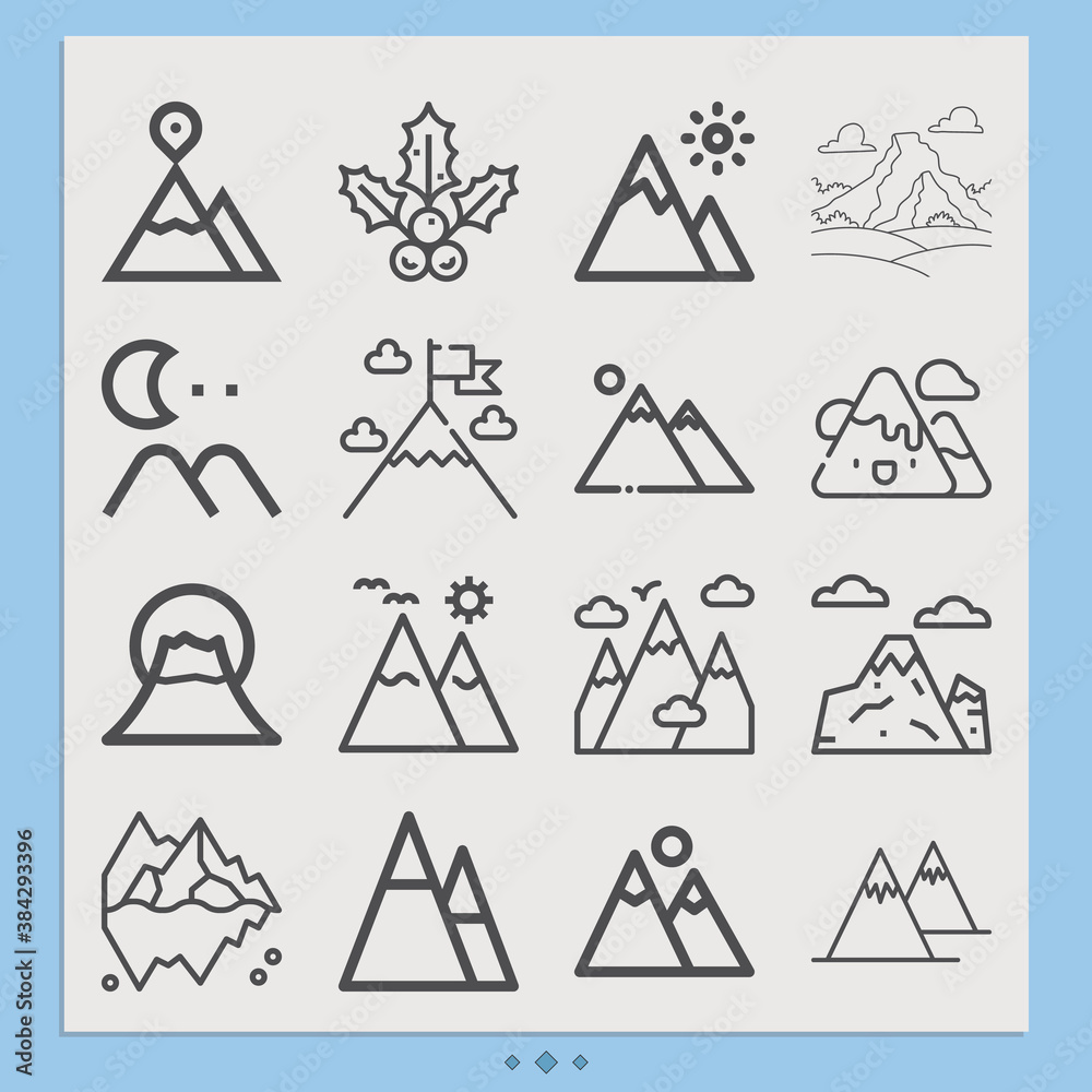 Simple set of ben related lineal icons. Simple set of ben related lineal icons.