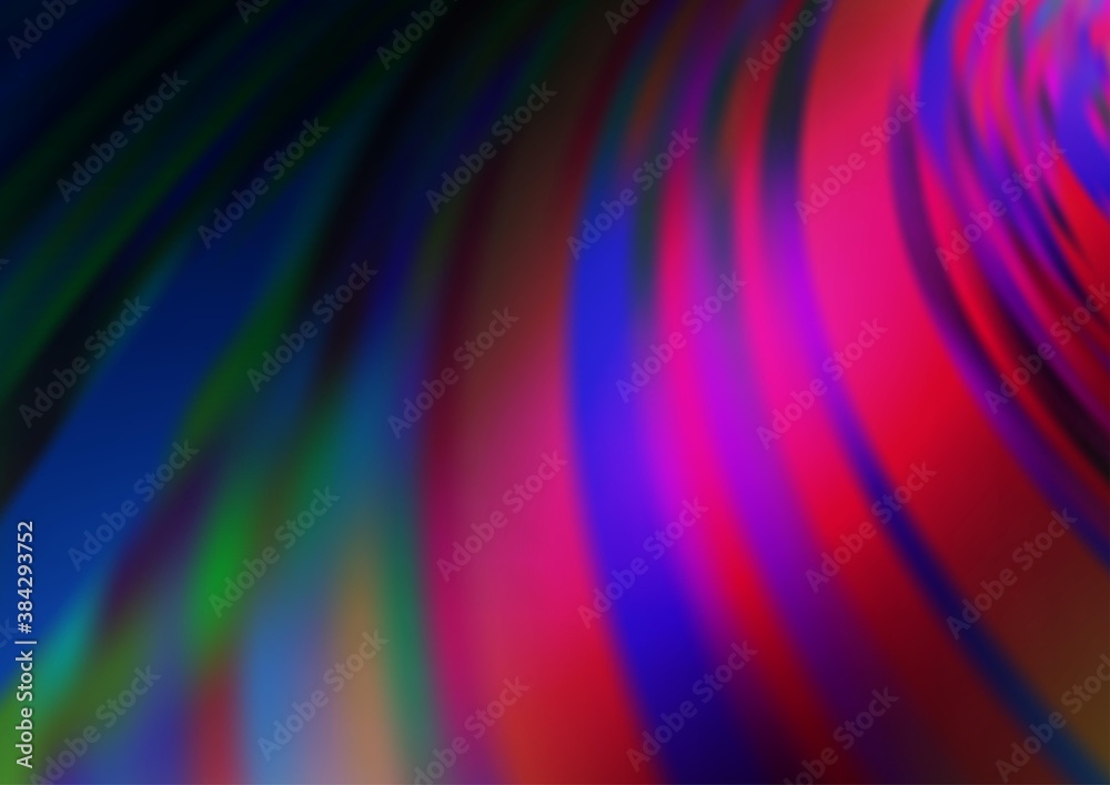 Dark Pink, Blue vector abstract background.