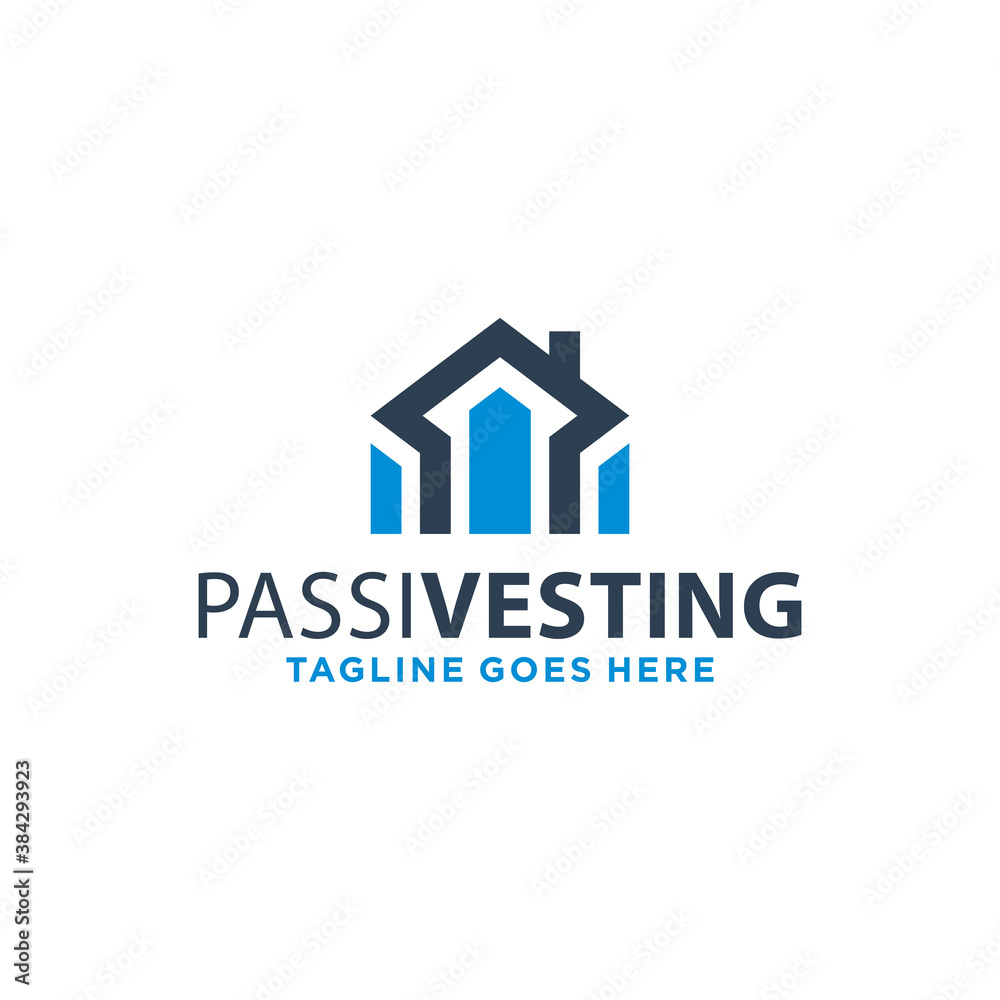 simple minimalist home logo
