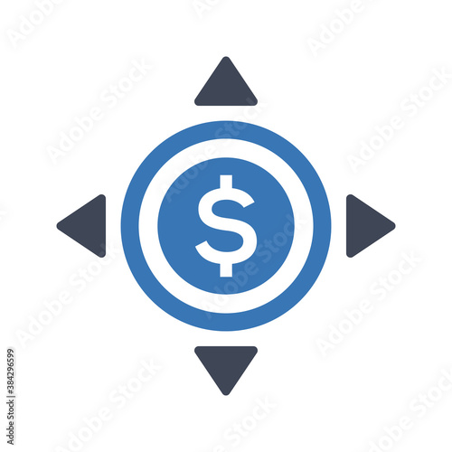 Fundraising network icon