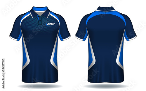 T-shirt polo design, Sport jersey template.	