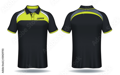 T-shirt polo design, Sport jersey template.	
