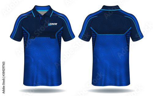 T-shirt polo design, Sport jersey template.	