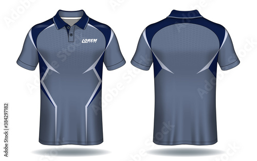 T-shirt polo design, Sport jersey template.	