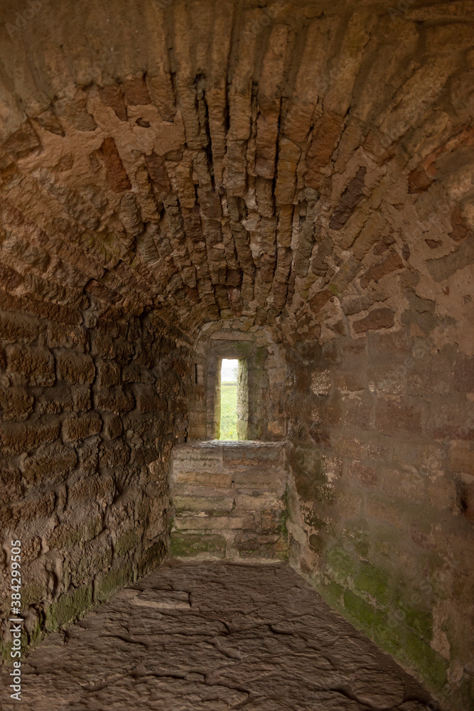 Medieval fortress from the inside