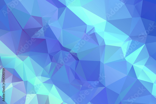 Fototapeta Naklejka Na Ścianę i Meble -  Abstract Blue Color Polygon Background Design, Abstract Geometric Origami Style With Gradient. Presentation,Website, Backdrop, Cover,Banner,Pattern Template