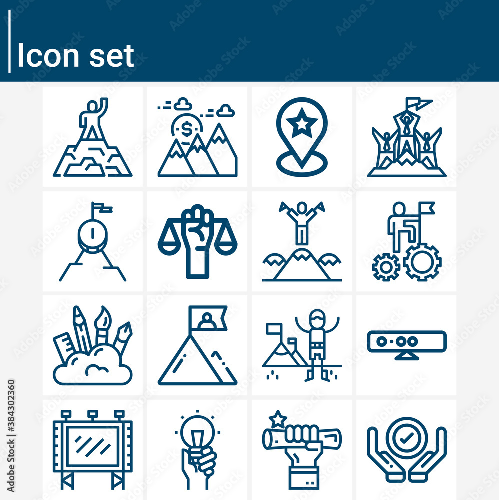 Simple set of occurrence related lineal icons. Simple set of occurrence related lineal icons.