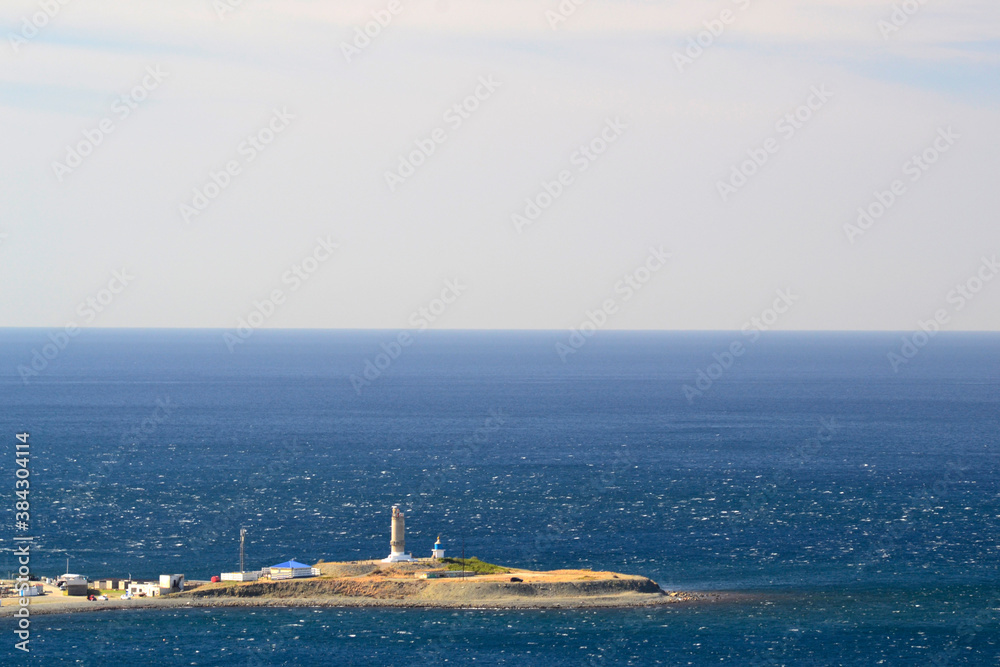 Small island in the black sea. Big Utrish Small island in the black sea. Big Utrish