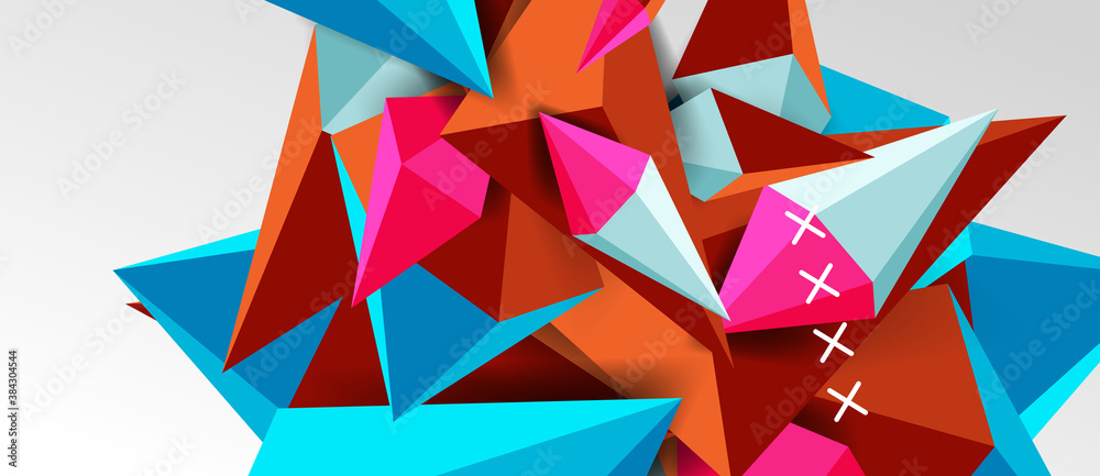 3d low poly abstract shape background vector illustration 3d low poly abstract shape background vector illustration