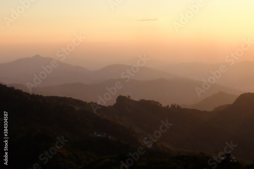 sunset in the mountains © Meesakul_P