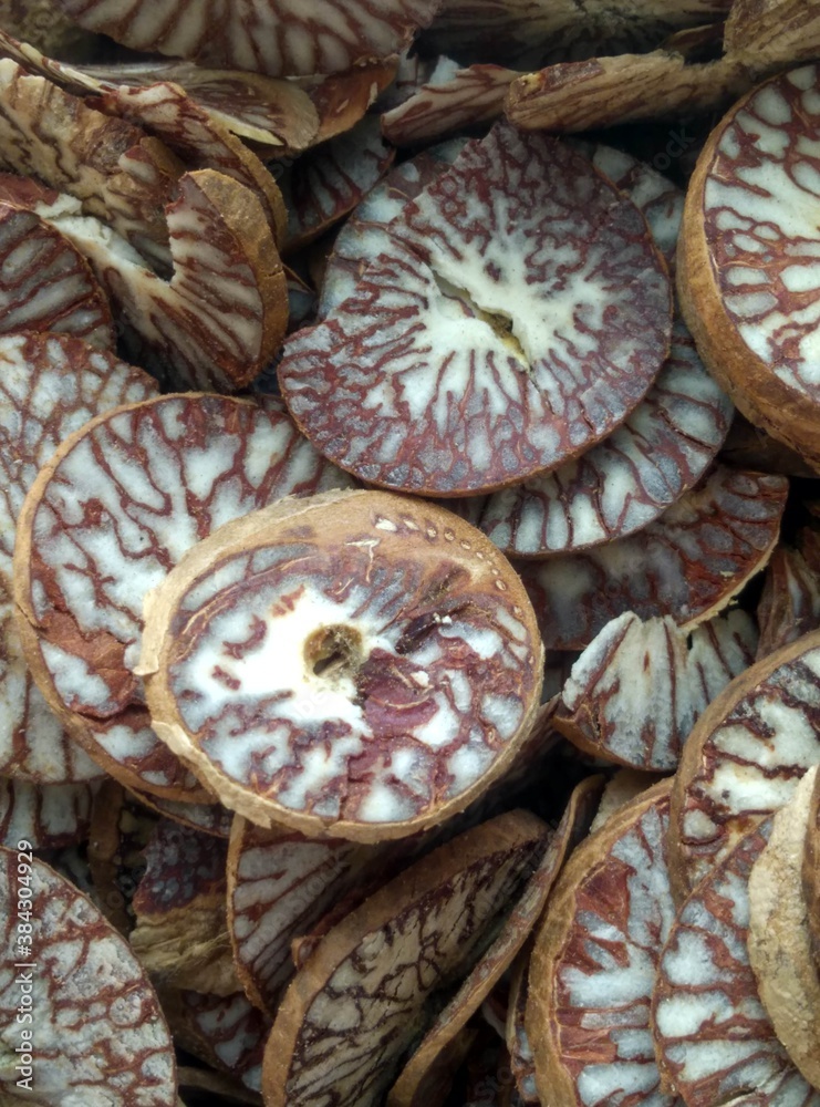Chips of areca nuts also known as chips supari in india Chips of areca nuts also known as chips supari in india