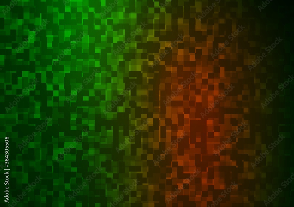 Light Green, Red vector texture in rectangular style.