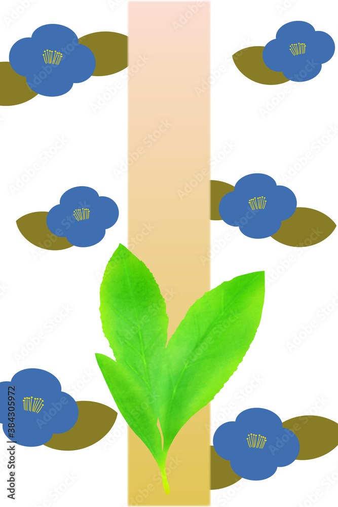 お茶の葉 イメージイラスト Stock Illustration Adobe Stock