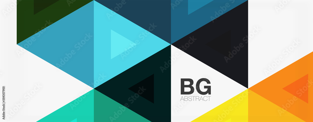 Mosaic triangle pattern abstract background for cover, banner, flyer and poster and other template Mosaic triangle pattern abstract background for cover, banner, flyer and poster and other template