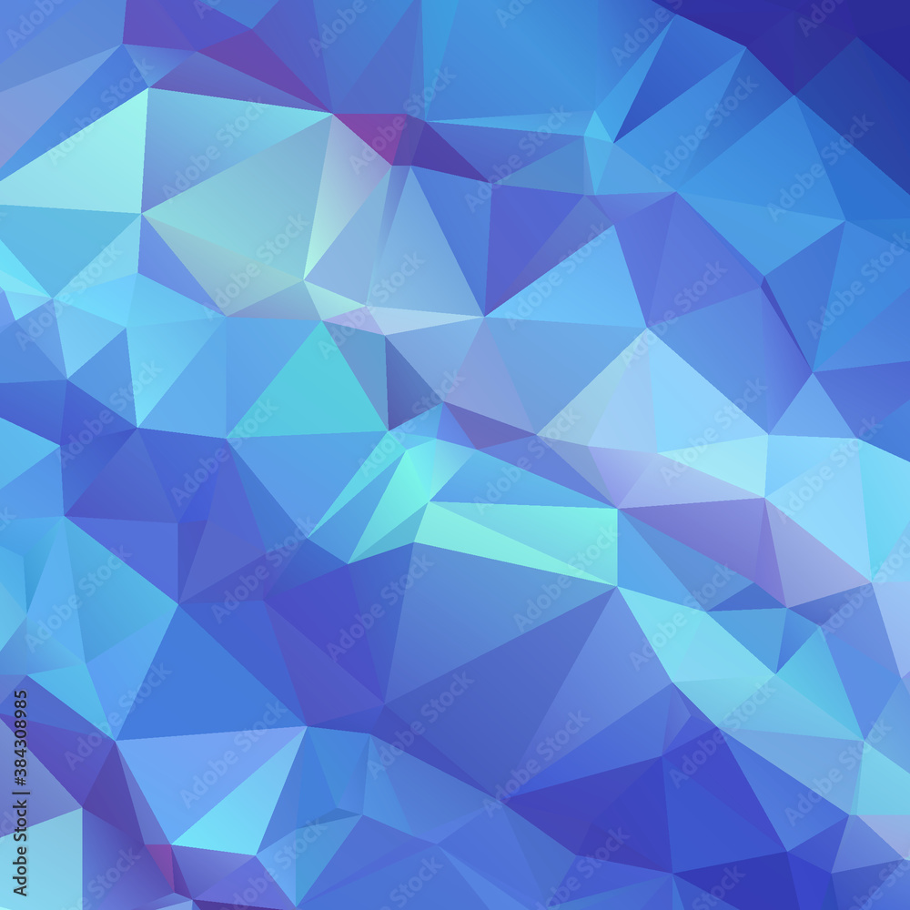 Obraz premium Abstract Blue Color Polygon Background Design, Abstract Geometric Origami Style With Gradient. Presentation,Website, Backdrop, Cover,Banner,Pattern Template
