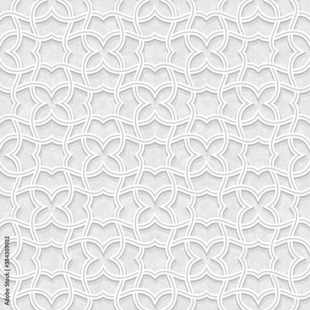 Fototapeta premium Ornamental background pattern, Vector illustration