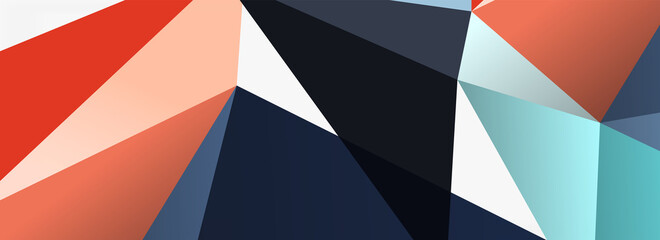 Keuken achterwand Mozaïek Geometrisch low poly mozaïek ontwerp  © antishock