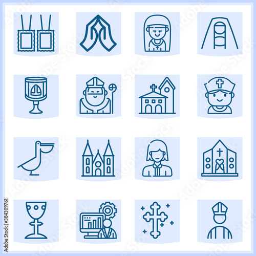 Apostolic  related simple set. 16  lineal