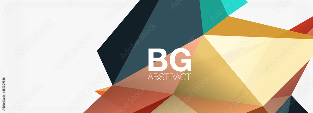 3d mosaic abstract backgrounds, low poly shape geometric design 3d mosaic abstract backgrounds, low poly shape geometric design