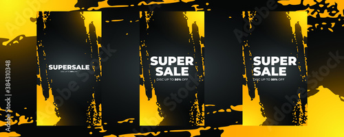 super sale social media template