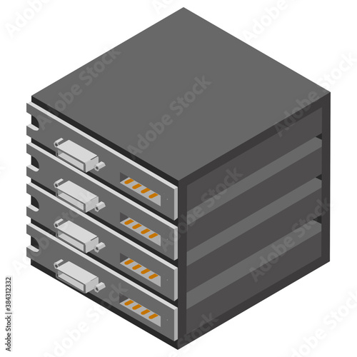 
A mining farm for bitcoin mining 
