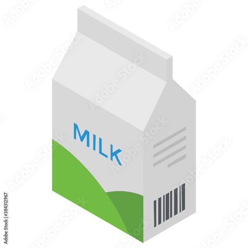 packagingaging having milk inside