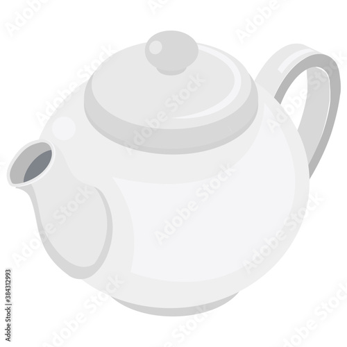 
A tea container for keeping it hot, teapot 
